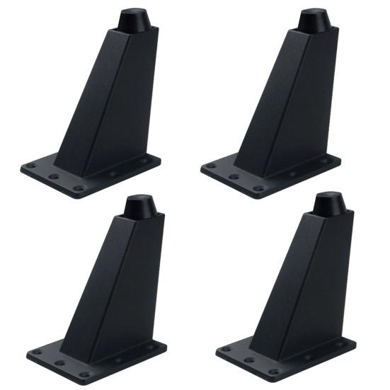 4 шт./компл. регулируемые ножки шкафа, сильная несущая способность, квадратная опорная плита из алюминиевого сплава, наклонная мебельная ножка для дома