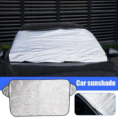 Универсальная автомобильная зимняя защита от льда, дождя, пыли и инея, лобовое стекло, зеркало, светоотражающая панель, защитная алюминиевая пленка