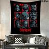 Slipknot Masks Visual Symphony Horror Tapestry Background Cloth Fashion Print Atmospheric Background Cloth Wall Covering Decoration