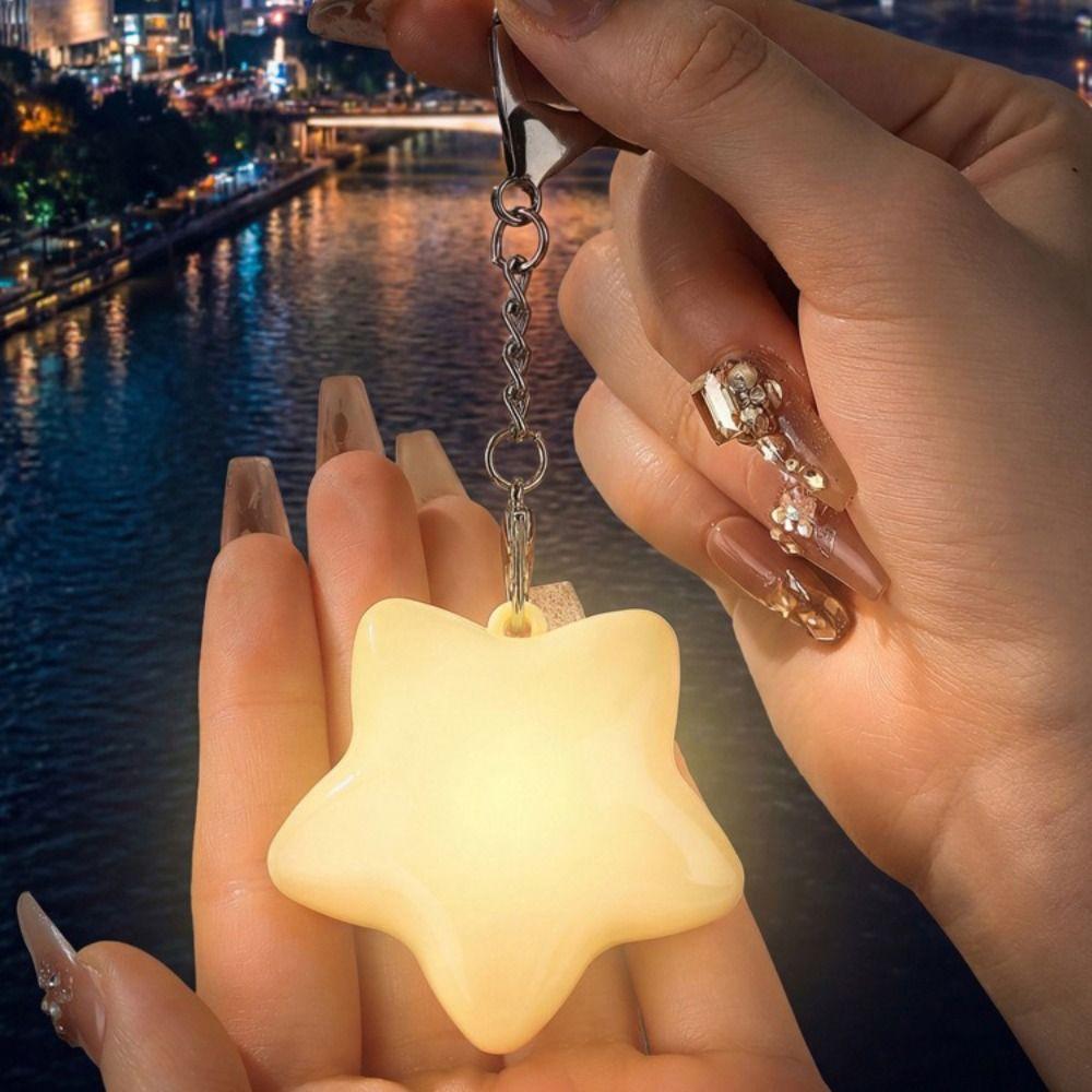 Touch Control LED Glowing Keychain LED Light Mini Touch Light Mini Light Keychain  Home Use