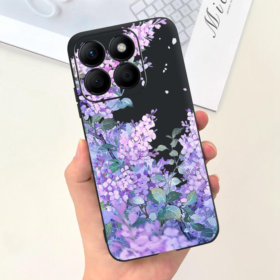 Women Fashion Girly Phone Case For Huawei Honor X9b Honor X8b Coque Funda Flower Pattern Soft Silicone Funda HonorX9b 5G Coques