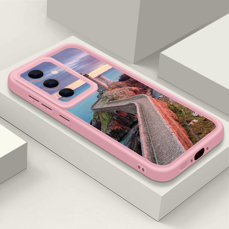 Чехол с принтом «Горная дорога» для Samsung A57 A37 A27 A17 S26 Ultra S25 FE A56 A36 A26 A16 A55 A35 A25 A15 A54 5G S21 S22 S23 S24 Plus Ударопрочный чехол