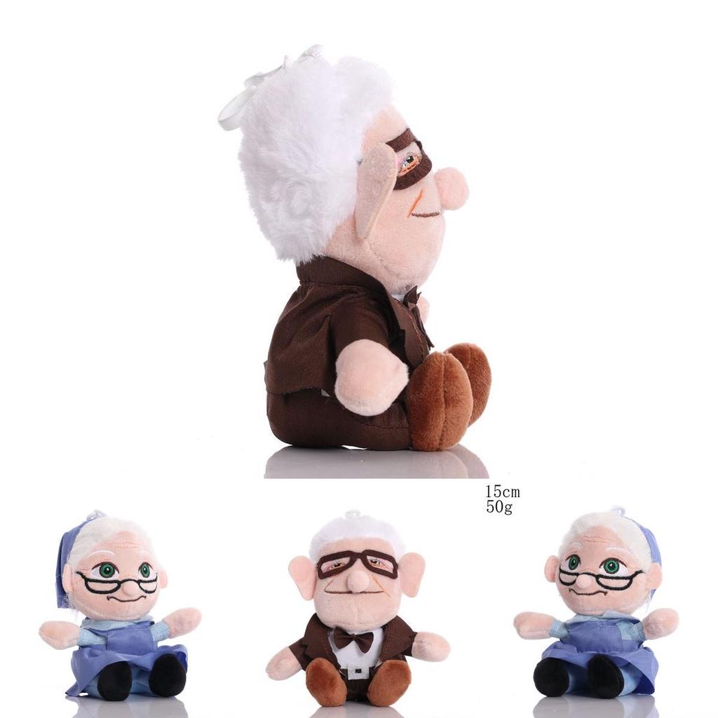 Eye-catching 8in Up Grandma Grandpa Frederickson Plush Toy Doll
