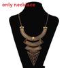Creative And Fashionable Multi Layer Geometric Shape Women Metal Necklace
