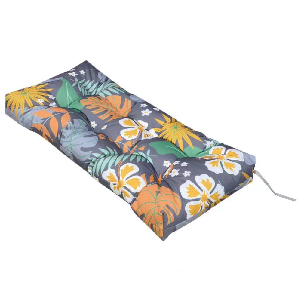 Подушки для 3-местной садовой скамьи-шезлонга, подушки для уличной террасы, парковой качели, классические однотонные длинные подушки