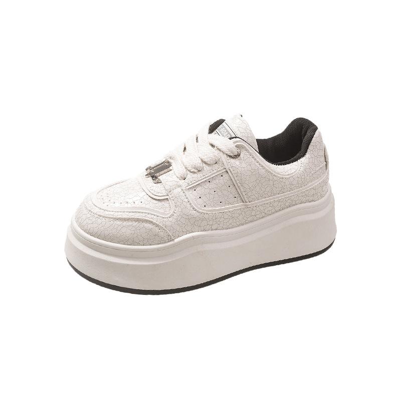 2024 Spring and Summer New Low-top Shoes Female Korean Version of Muffin Sports Shoes Fashion Casual Fashion Single Shoes