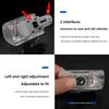 1 Pair For TOYOTA FORTUNER SW4 (2017-2022) Car HD LED Door Warning Light Projector Ghost Shadow Laster Welcome Lamps Auto Parts