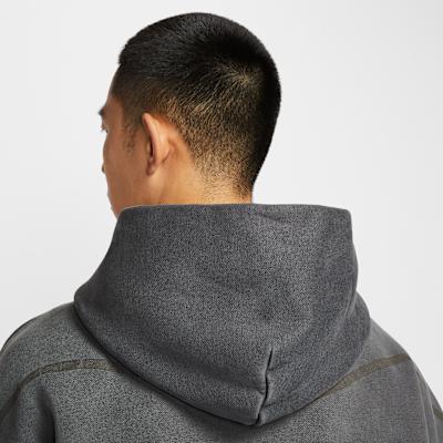 Nike Therma Sweatshirts Men's Black/Black Hooded Thickened