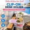 Stable Clip Clamp Holder Portable Portable Cup Holder Drinking Tray Creative Cup Holder  Desk Use