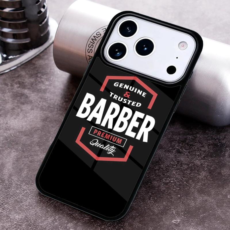 Love Barber Life Phone Case for iPhone 17 16 15 Pro Max Air 14 13 12 11 Plus Shockproof Capa Cover