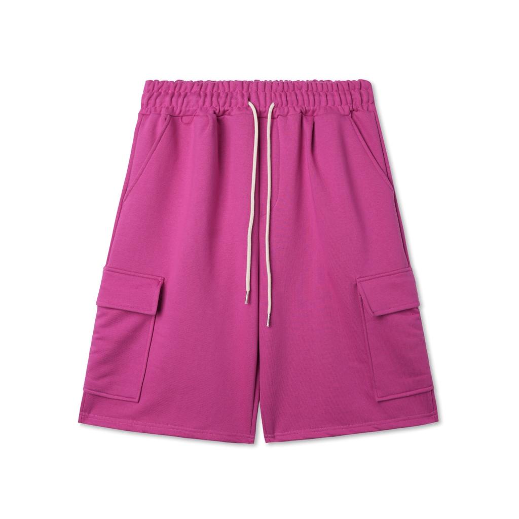 APOSTROPHE COMMA Two-Pocket Cargo Bermuda Mid-Length Pants_Green