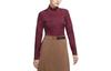 T Shirts Women's Burgundy Turtleneck Moderate Straight Fit DQ6997-638