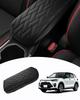 Mozan Armrest for Toyota Raize and Daihatsu Rocky Hybrid Vehicles 2021 Parallelogram Pattern Armrest Console Box Armrest Custom Protects Stain Custom
