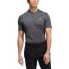 Adidas Polo Shirts Men's Gray Polo Collar Moderate Straight Fit HM7392