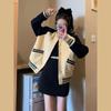 Женская модная антипиллинговая бейсбольная куртка - Корейский стиль, с принтом, крутая академическая куртка
