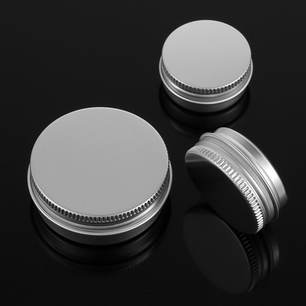 Канистры для образцов, крышки, косметические банки, пустые алюминиевые бутылки, жестяные контейнеры для хранения косметики