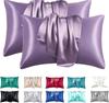 100% Pure Silk Pillowcase Silky Satin Hair Beauty Comfortable Home Decor Pillow Cover