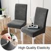 Водонепроницаемые чехлы на стулья для столовой, дешевый универсальный размер, эластичный чехол на стул для кухни, свадьбы, отеля, банкета, чехол на сиденье