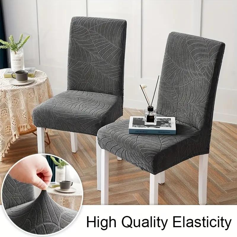 Водонепроницаемые чехлы на стулья для столовой, дешевый универсальный размер, эластичный чехол на стул для кухни, свадьбы, отеля, банкета, чехол на сиденье
