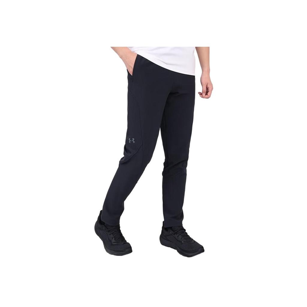 Under Armour Unstoppable Series Solid Loose Comfortable Casual Pants Men Bottoms Black 1389302-001