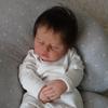 Cute Sleeping Bebe Reborn Dolls Real Looling 19 Inch Soft Cloth Body Simulation Doll Hand Painted 3D Skin Newborn Babies Dolls for Kids Birthday Gfits