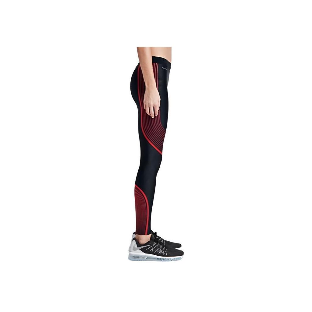Nike Спортивные брюки Line Logo Print Solid Slim Fit, женские, черные, 719785-019