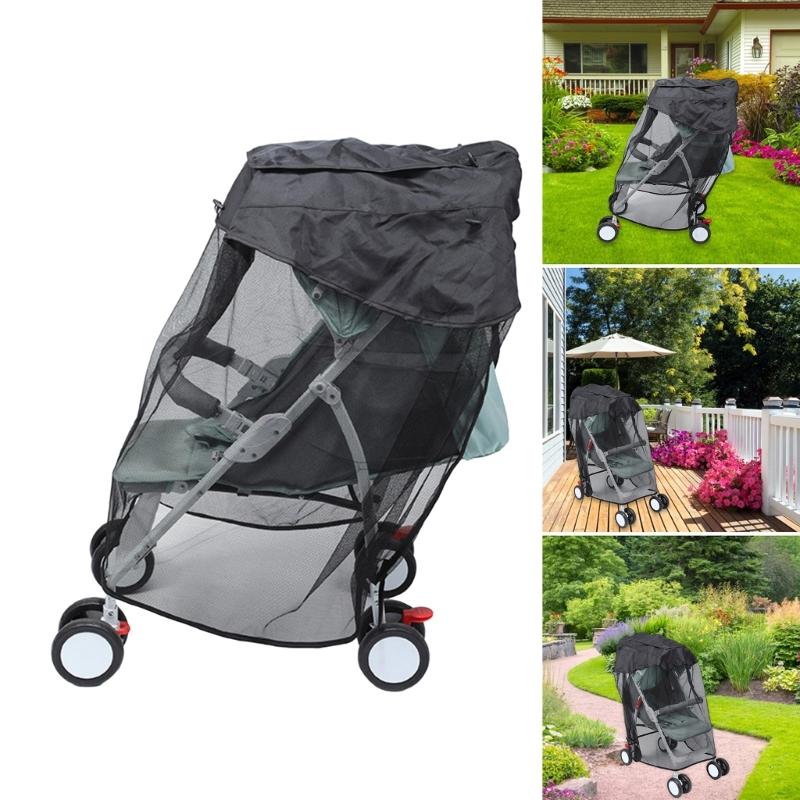 Baby Strollers Sunshade Cover Pushchair Canopy Full Coverage Pram Accessories Fly Protections Easy Attach