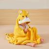 140x70cm Boy Girls Bath Towel Cape Quick Dry Pullover Thickened Absorbent Coral Fleece Children Bath Towel Cape