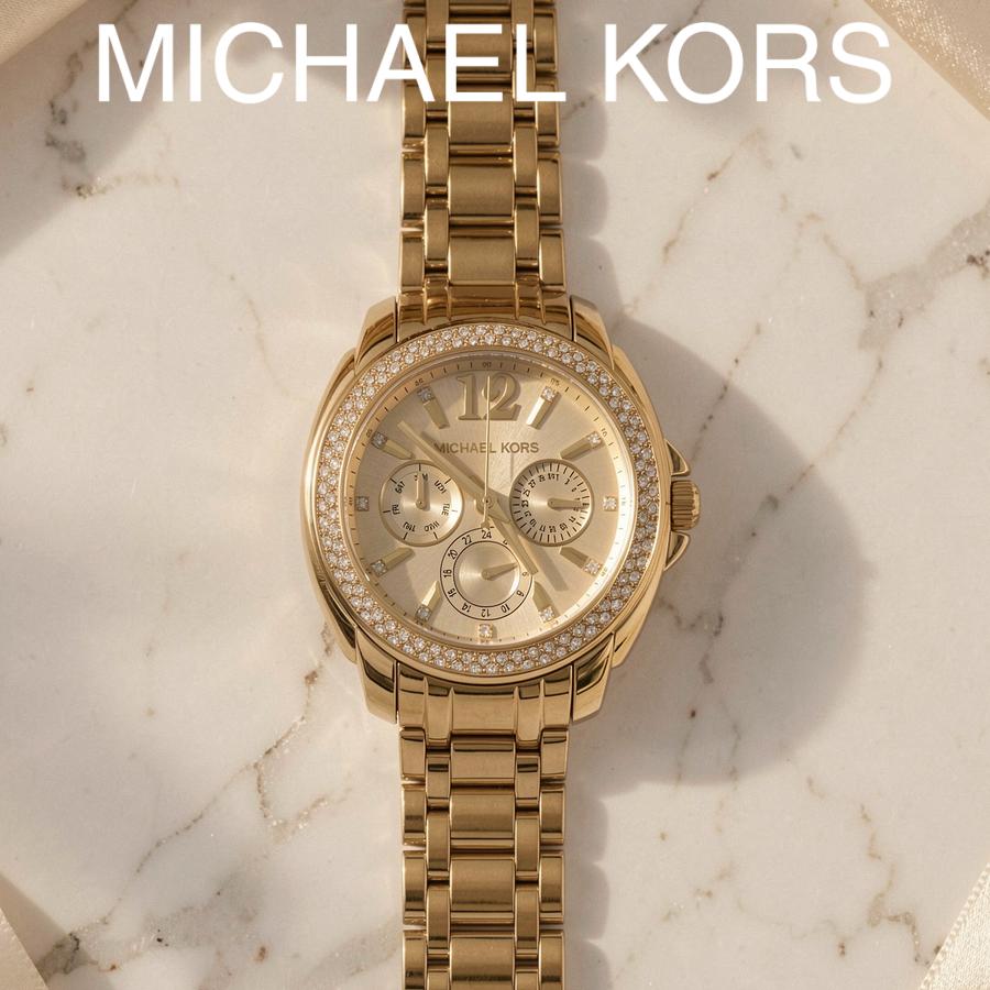 Michael Kors Женские кварцевые часы-хронограф Cameron Золотой / шампанское Циферблат Браслет из нержавеющей стали с покрытием из желтого золота Ремешок 38 мм MK5691