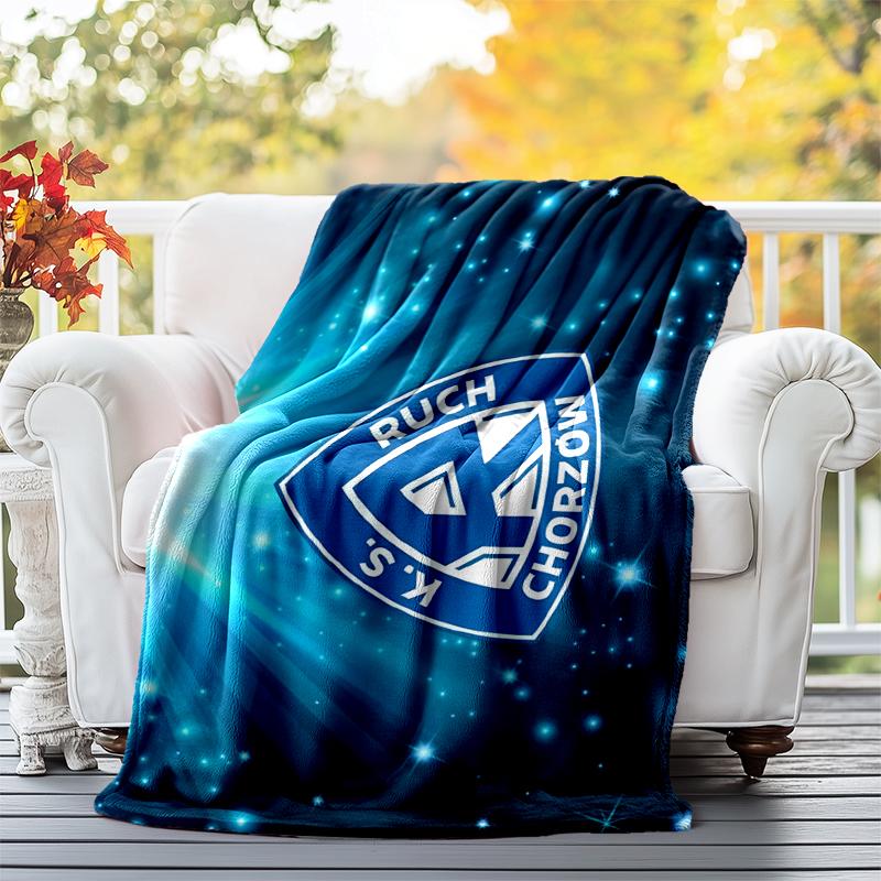 Chorzów Flannel Blanket Soft All-Season Throw, Design for Camping, Car Travel, Hiking Sofa, Bed, Office Perfect Gift for Parties