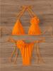 1011 new three-dimensional flower women's swimsuit bikini suit fashionable sexy swimsuit bikini women