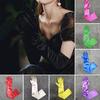 1 Pair Smooth Satin Long Gloves Silky Material Fancy Dress Gloves Wedding Dress Photography Accessories