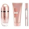 212 Vip Rose Eau De Parfum 80ml Loción Corporal 100ml Eau De Parfum 10ml