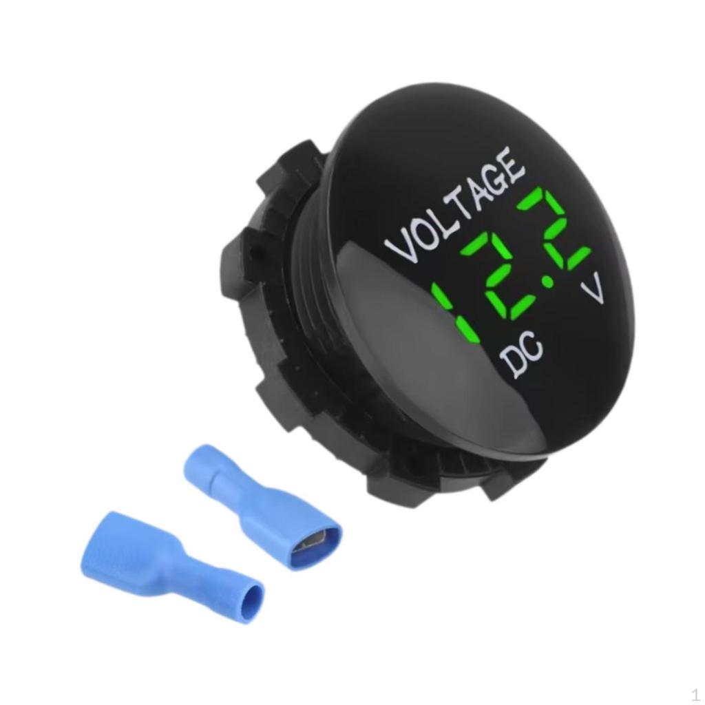 Auto-tension Meter Voltmeter for 12V-24 V with LED Digital Display Voltage Measuring Device