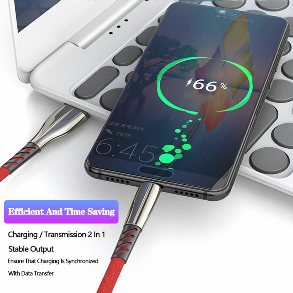5A USB Type C Cable Fast Charging USB C Data Cord Phone Charger For Samsung S9 S8 Note 9 8 Huawei P20 Pocophone F1 Type-C Cable