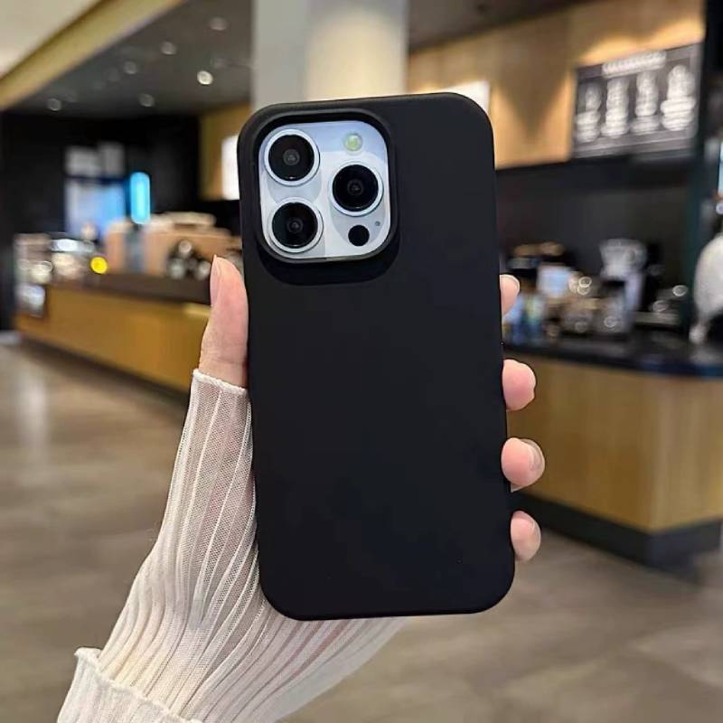 For Iphone14 Pro Silicone Phone Case With Antifingerprint Nonslip Protection For Girls And Teens