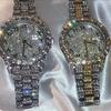 New Luxury Diamond Watch for Women Elegant Brand Quartz Steel Bracelet Watches Ladies Zircon Crystal Fashion Wristwatch Clock