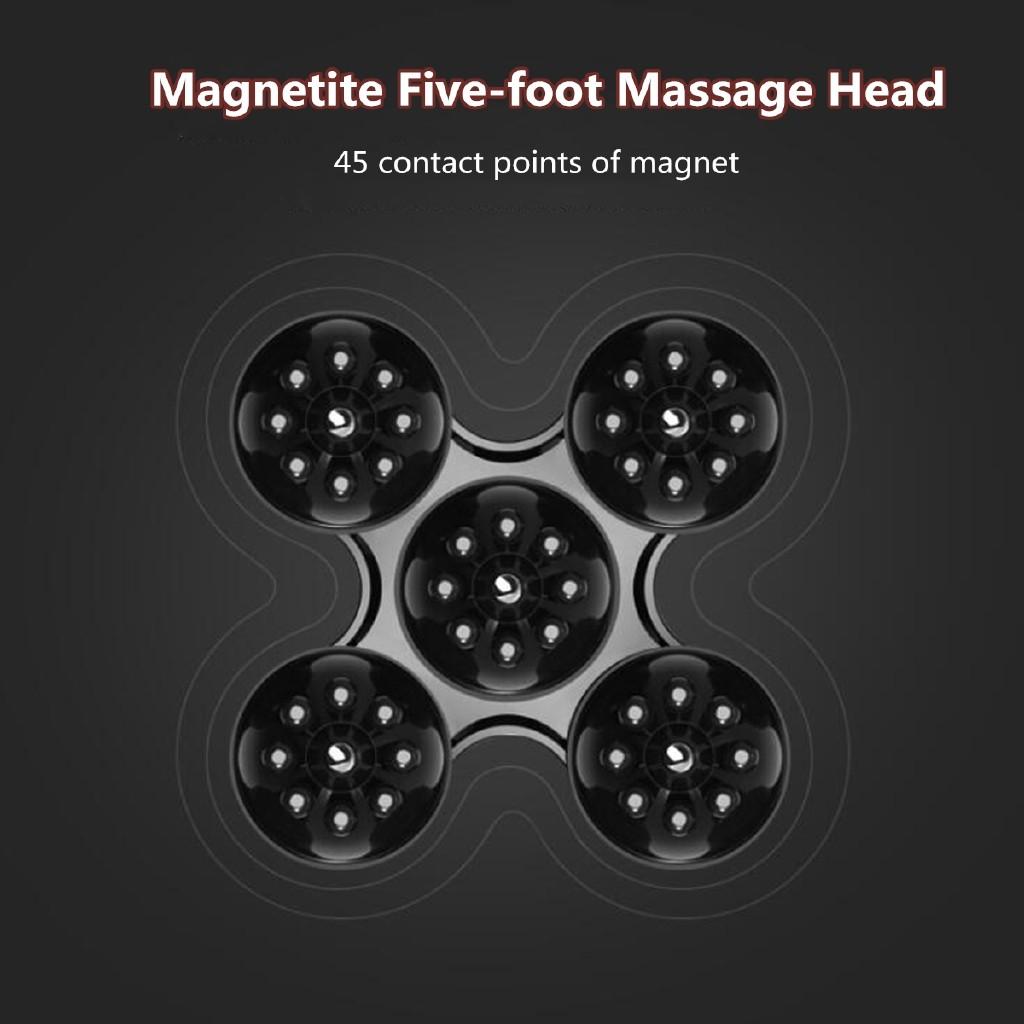 Ручной электрический вибрирующий массажер для шеи и спины, расслабляющий тело, согревающий, моксибустер, устройство для ухода, многофункциональный молотковый массажер