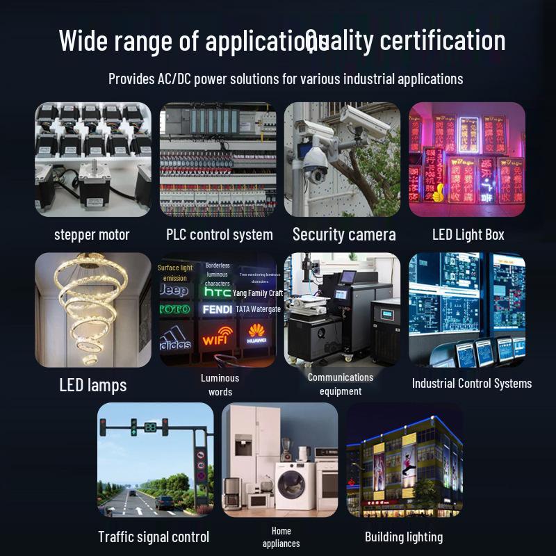 Блок питания 220В в 12В/24В/5В постоянного тока для светодиодных лент - 5А/10А/30А, Трансформатор 60Вт