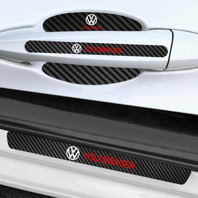 2026 Горячий Для VW VOLKSWAGEN Наклейка на Автомобиль Защитная Пленка на Ручку Двери с Наклейкой-Защитой Порога Автомобиля Для Volkswagen VW GOLF P