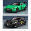 1/24 Mercedes Benzs AMG GT Alloy Miniature Car Diecast Metal Scale Model Car Sound and Light Collection Children Toy Vehicles Gifts