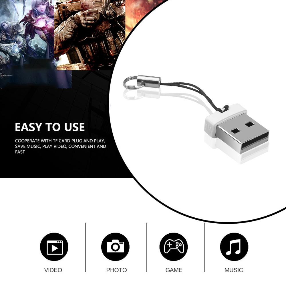 Мини-кардридер, суперскоростной USB 2,0 SD/SDXC TF адаптер для кард-ридера, высококачественный кард-ридер для компьютера, ноутбука