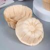4 Inch 100 Pcs Mini Fluted Tube Pan Liner Nonstick Greaseproof Heat Resistant Paper Cake Pan Liners for Pie Scone