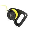Scuba Diving Reel Portable Diving Handle Reel with Thumb Stopper for Snorkeling (Black Wheel)