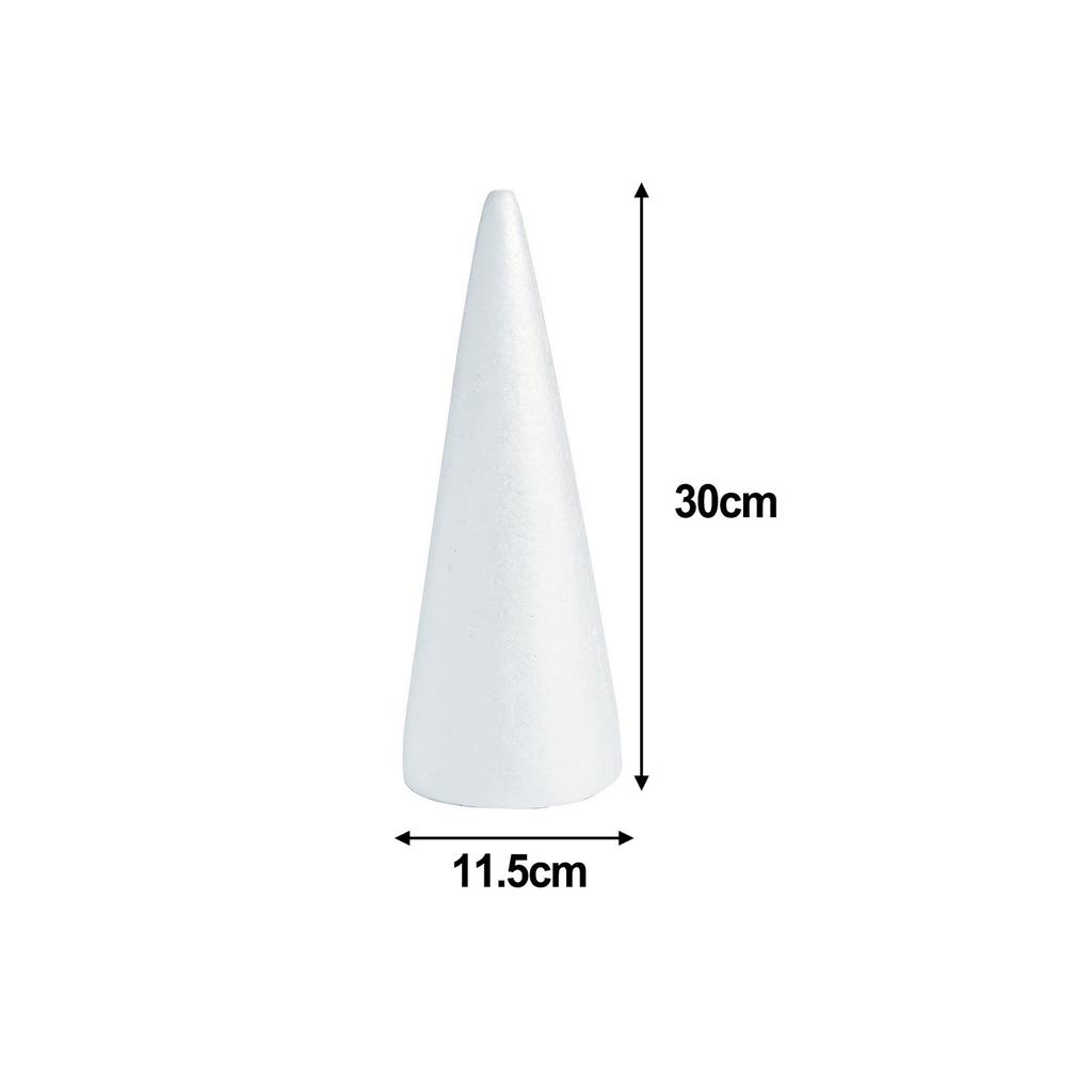 3 Size Foam Cones Modelling DIY Polystyrene High Quality