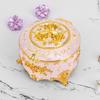 European Retro Luxury Princess Enamel Jewelry Box - Exquisite Metal Necklace Storage Box
