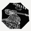 1pc SONIC YOUTH Automatic Open Close Umbrella with 8-Rib Windproof Canopy Compact Portable Travel Umbrella10305