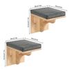 Cat Climbing Shelf Bridge Hammock Wall Cat Furniture Floating Shelves Tree Tower Cats Gym Walk for Scratching and Sleeping