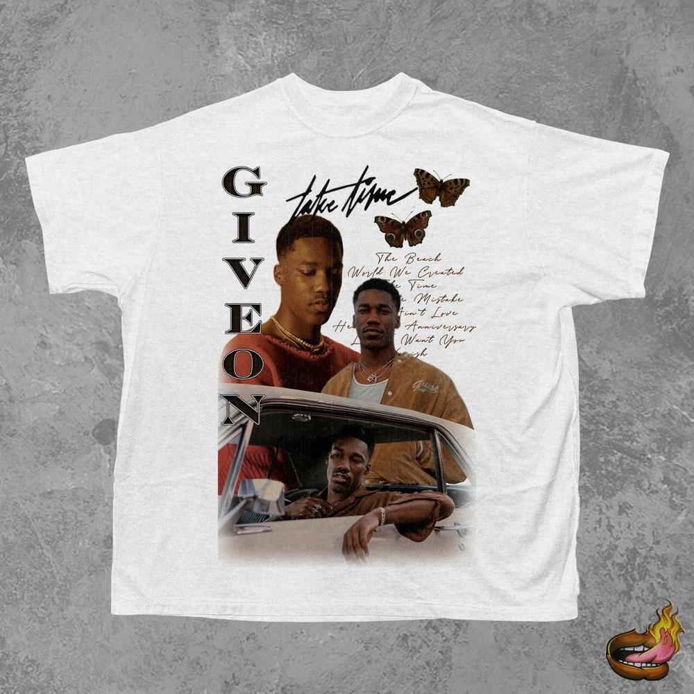 HOT! Giveon White Cotton Shirt All size S-5XL Unisex HN217 Unisex T-Shirt