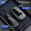 Icar TPU для VW Mk4 Seat Altea Alhambra Ibiza Polo Golf Transporter Amarok Складной чехол-держатель для автомобильного ключа Брелок Защитный чехол